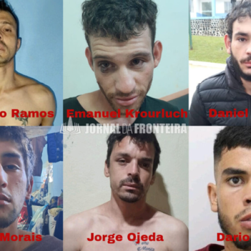 Fuga na delegacia com buscas intensas na fronteira