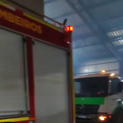 Incêndio atinge secador de grãos da Copacol em Pérola d’Oeste