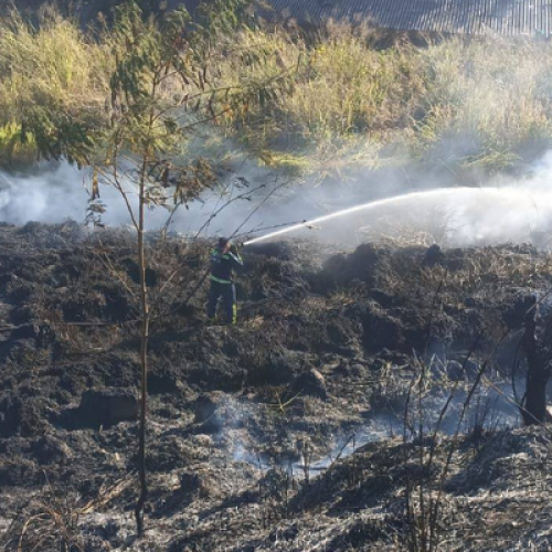 Incêndio atinge área rural de Santa Lúcia