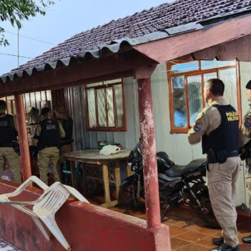 Local do confronto onde suspeito do feminicídio Boa Vista da Aparecida morreu.
