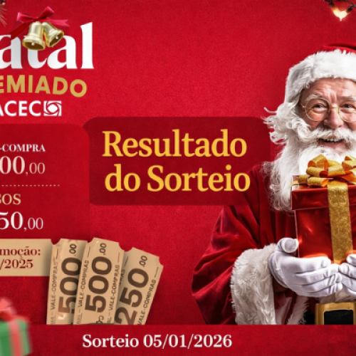Sorteio do Natal Premiado ACEC na sede da associação