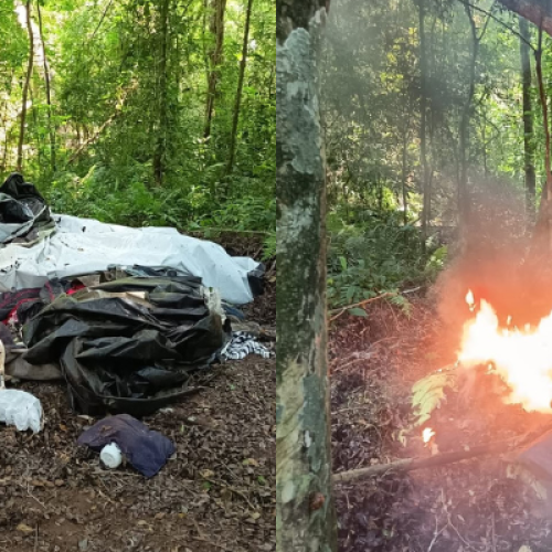 fiscalização no Parque Nacional do Iguaçu com Polícia Ambiental