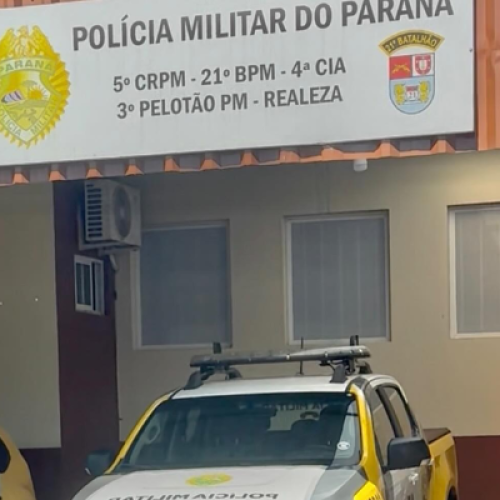 Prisão por estelionato em Realeza: PM age rápido