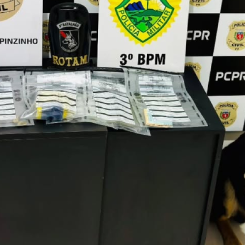 PCPR e PM realizam prisão por tráfico em Chopinzinho
