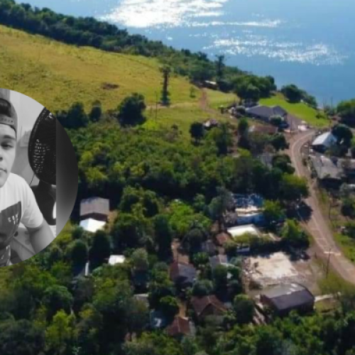 Local do afogamento no Rio Iguaçu em Capanema