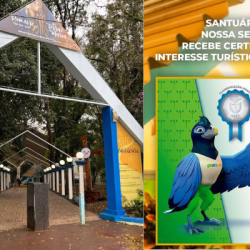 Santuário de Santa Izabel do Oeste recebe certificação estadual