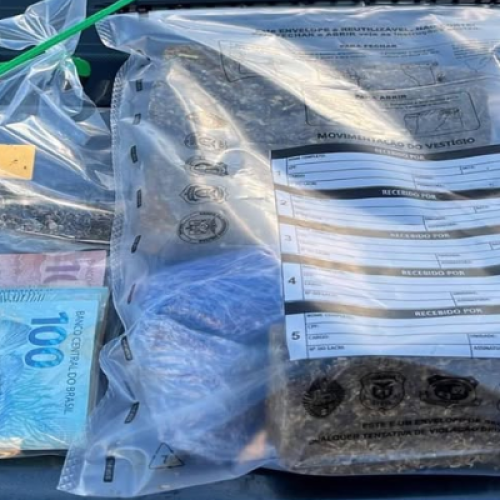 Polícia prende homem por tráfico de drogas em Dois Vizinhos